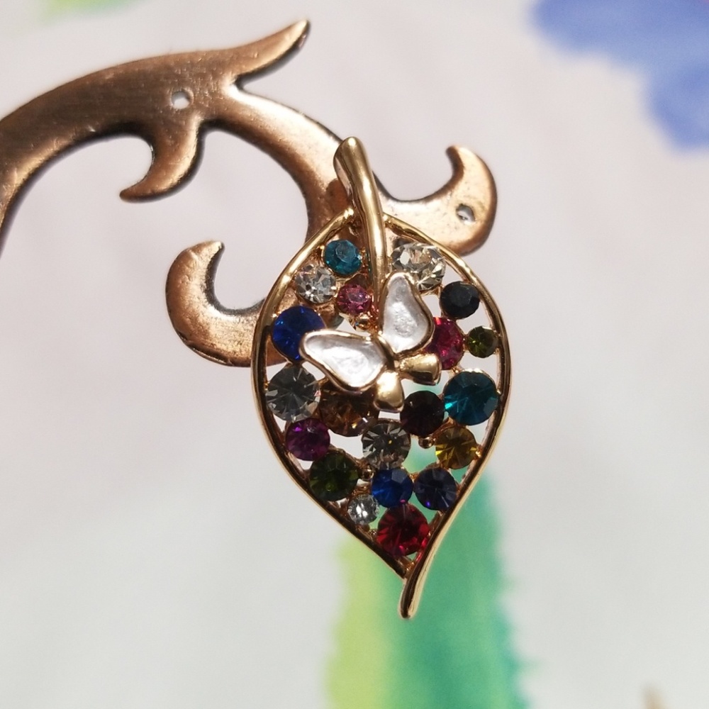Leaf earrings - Picture 4 of 6